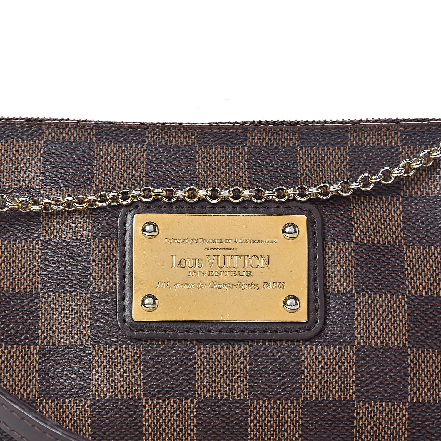 Louis Vuitton Damier Ebene Eva Clutch 10 of 12