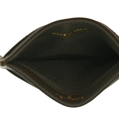 Chanel Caviar Quilted Chain CC Card Holder Green 5 of 7