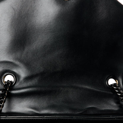 Saint Laurent SAINT LAURENT Calfskin Y Quilted Monogram Monochrome Medium Loulou Chain Satchel Black 13 of 14