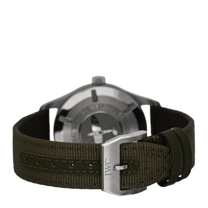 IWC Stainless Steel Fabric 39mm Spitfire Automatic Watch Black IW326801 3 of 5