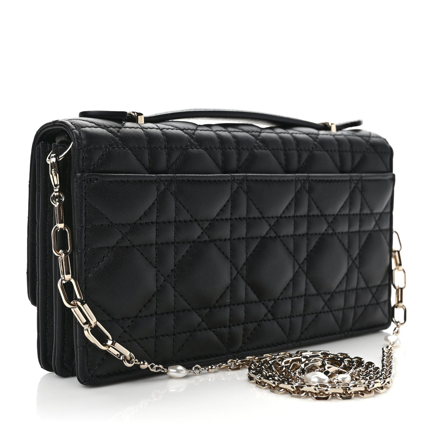 Lambskin Cannage Mini My Dior Bag Black