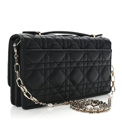 Christian Dior Lambskin Cannage Mini My Dior Bag Black 3 of 8