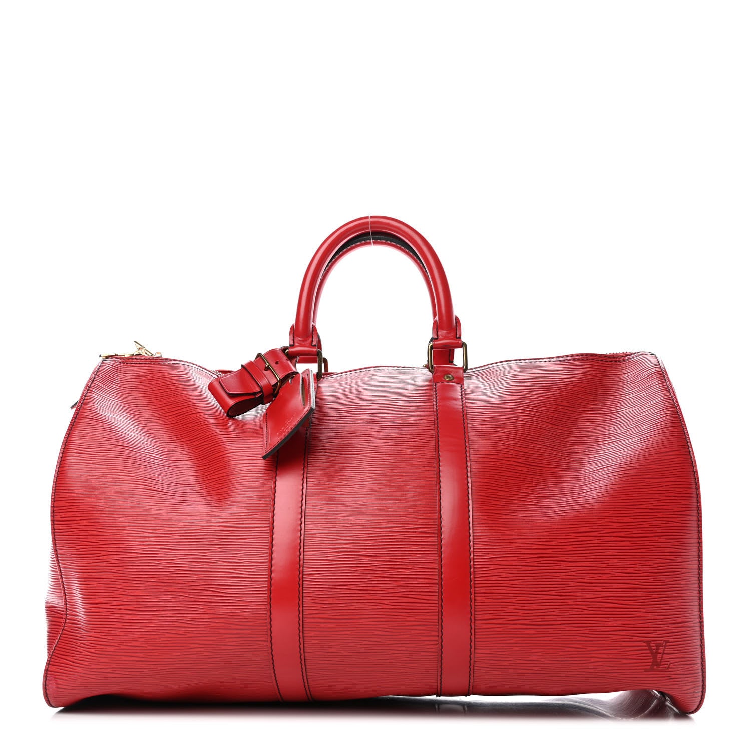 Louis Vuitton Epi Keepall 45 Castillan Red 1 of 5