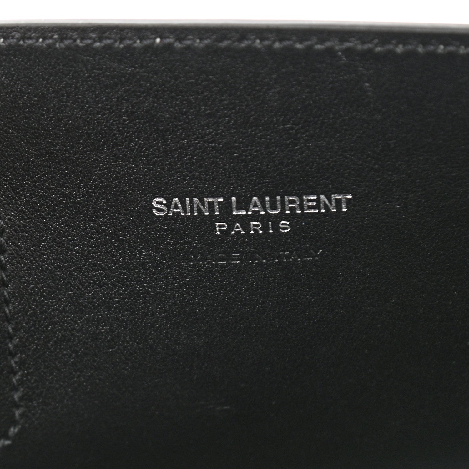 Saint Laurent Grained Calfskin Nano Sac De Jour Porcellana Black 6 of 10