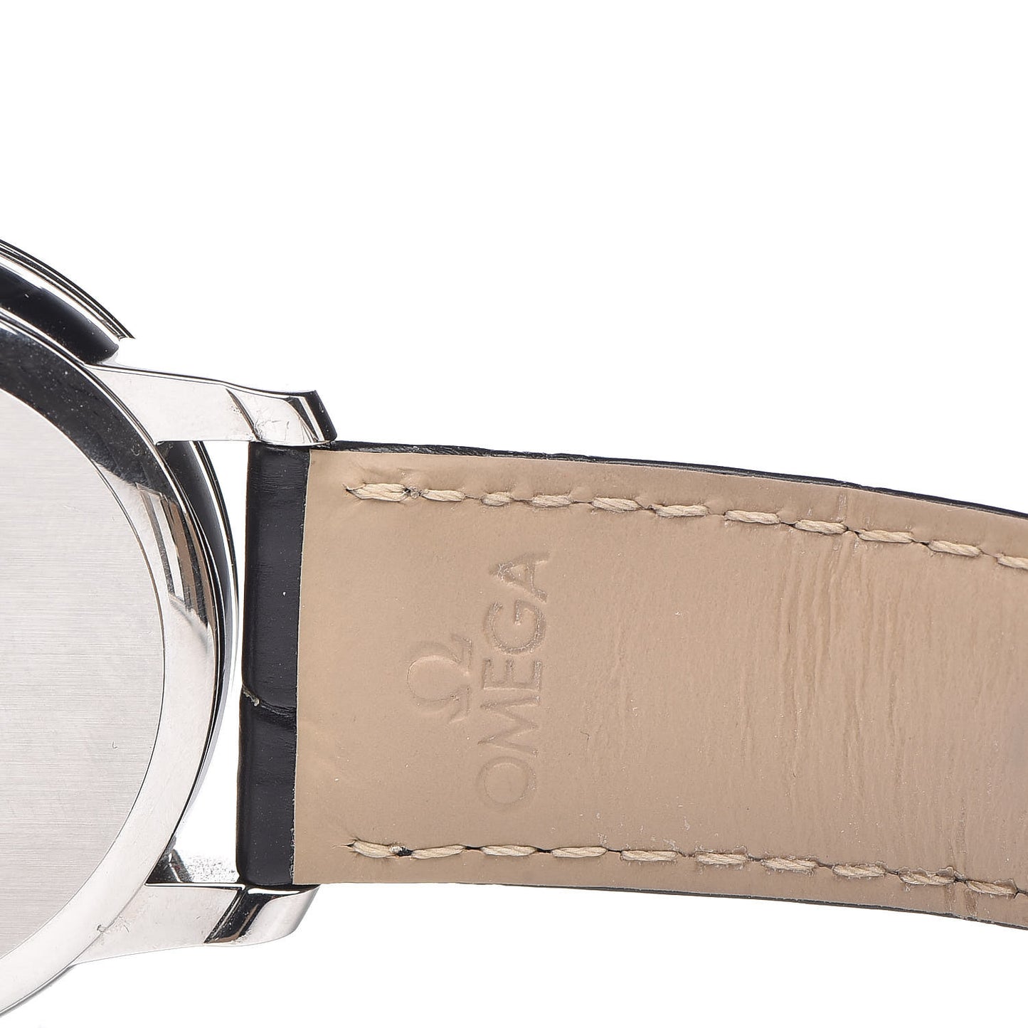 Stainless Steel Alligator 39mm Prestige Co-Axial De Ville Power Reserve Automatic Watch Black 424.13.40.21.01.001