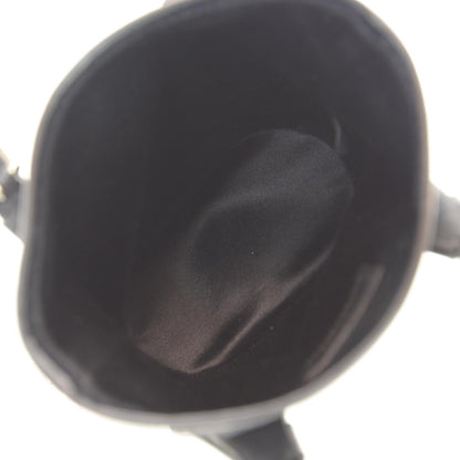 Louis Vuitton Satin Monogram Little Bucket Black 6 of 6