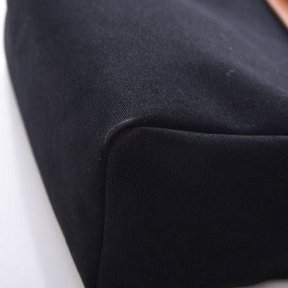Hermes Toile Vache Calfskin Herbag 30 PM Black Natural 11 of 13