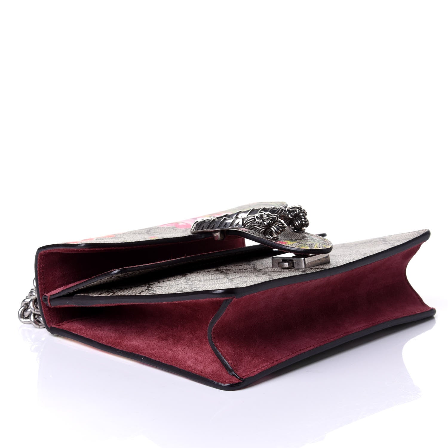 Gucci GG Supreme Monogram Blooms Mini Dionysus Shoulder Bag Beige Multicolor Dry Rose 4 of 10