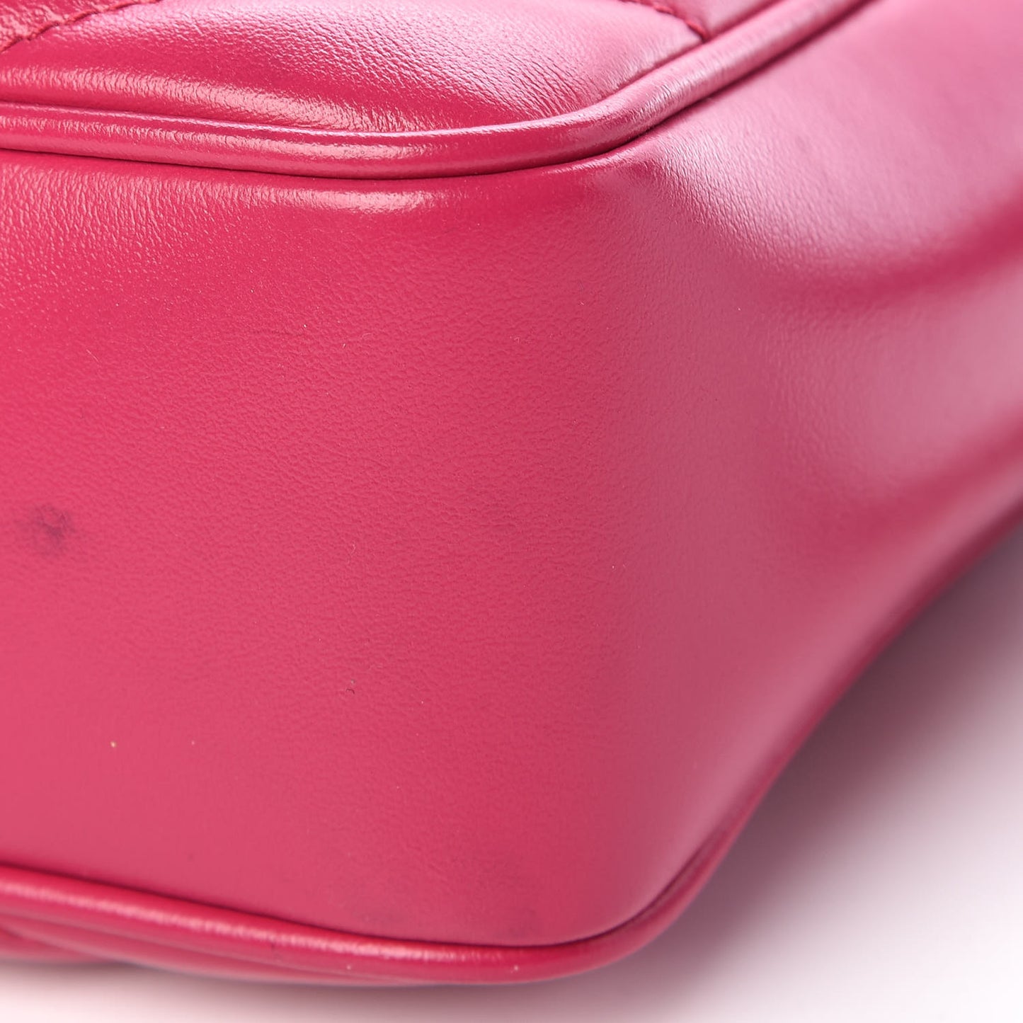 Calfskin Matelasse Monogram Lou Camera Bag Bright Pink