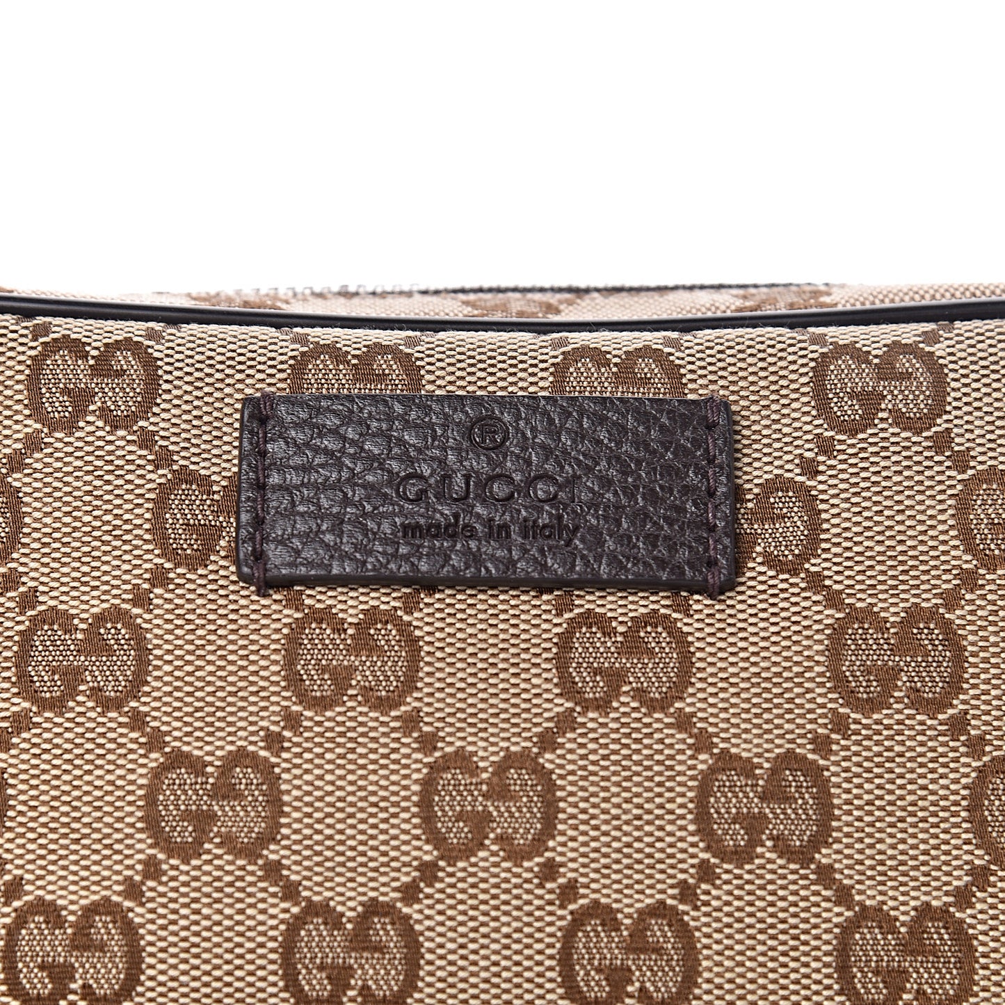 Monogram Belt Bag Dark Brown