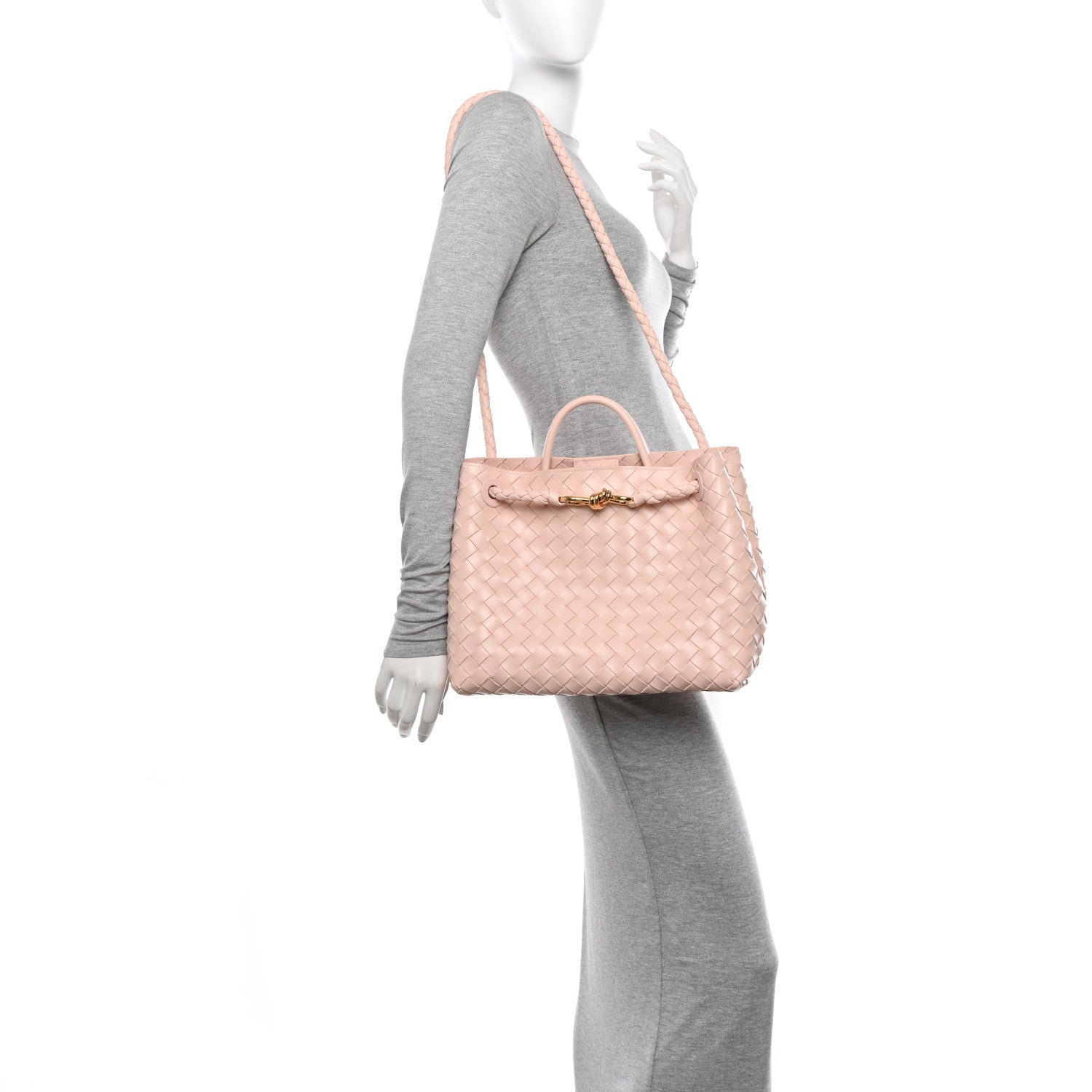 Bottega Veneta Nappa Intrecciato Medium Andiamo Shoulder Bag Cameo 2 of 10