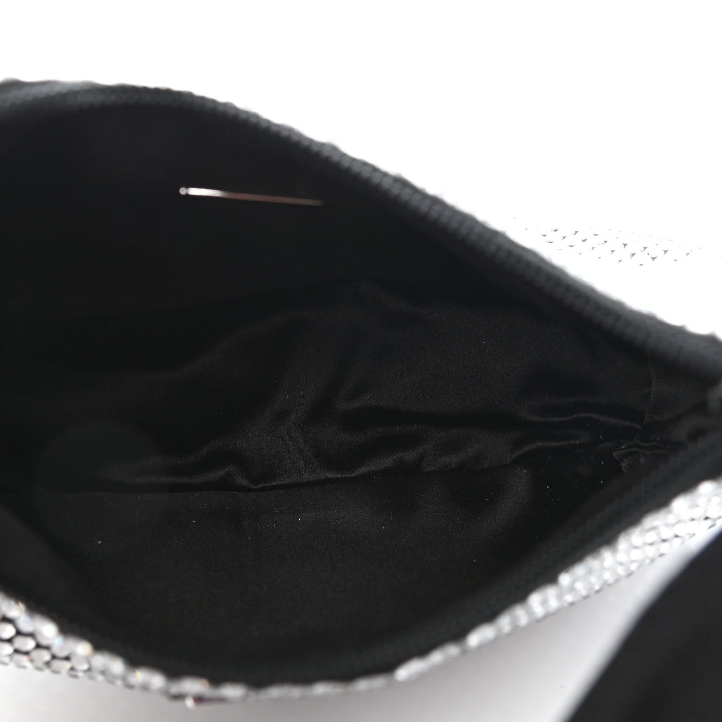 Satin Crystal Mini Re-Edition 2000 Bag Cristal