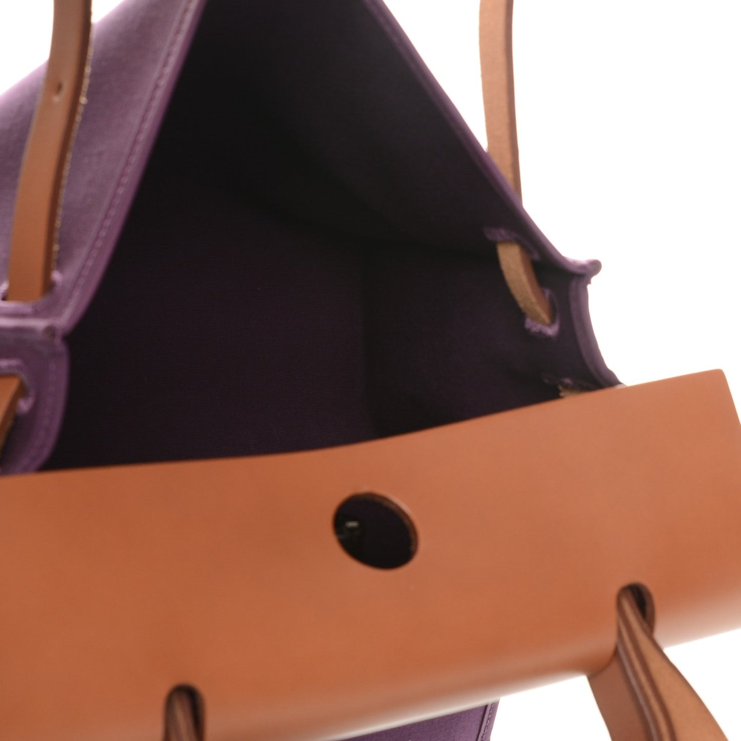 Vache Hunter Toile Herbag Zip 31 PM Fauve Cassis