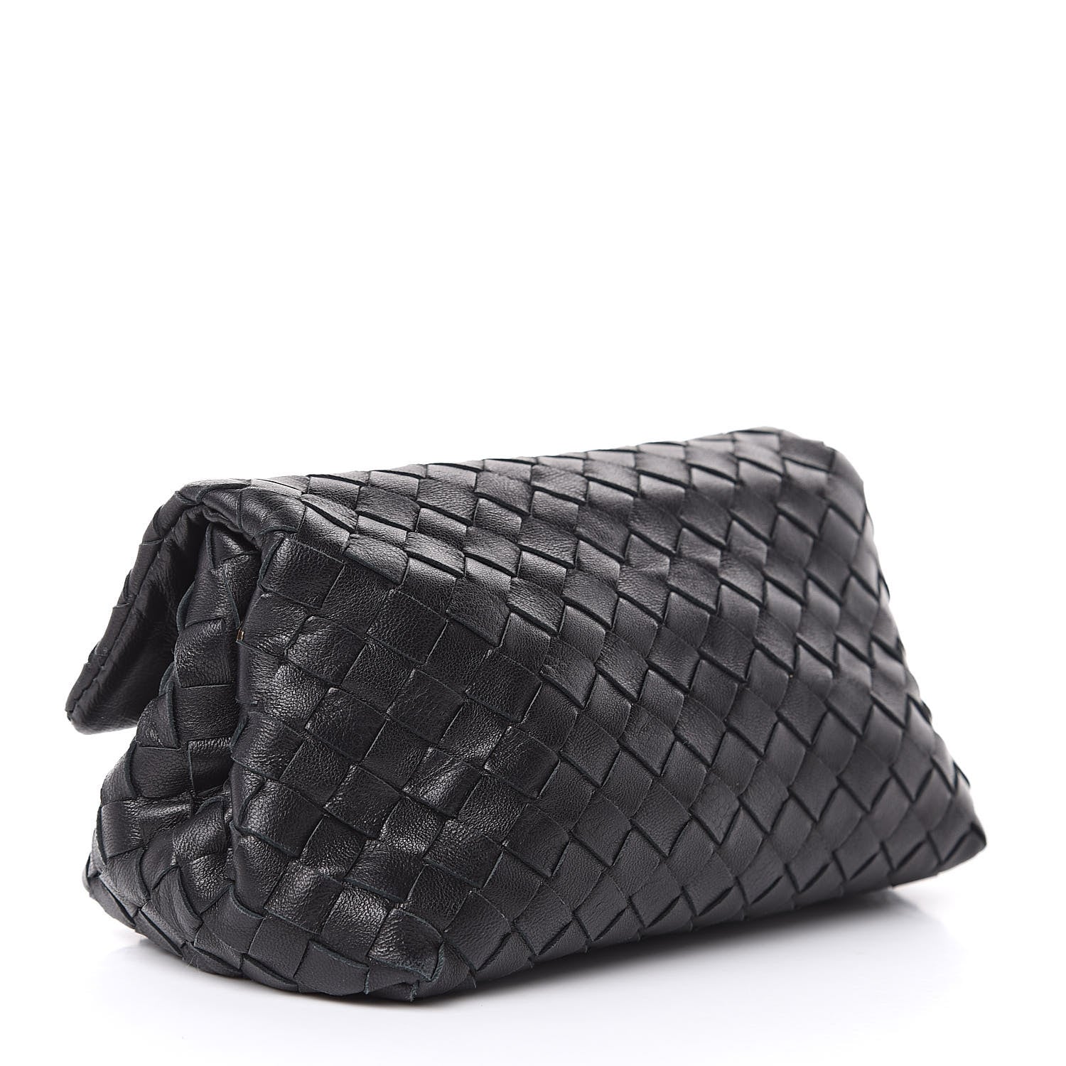 Bottega Veneta Nappa Intrecciato Cosmetic Case Black 3 of 10
