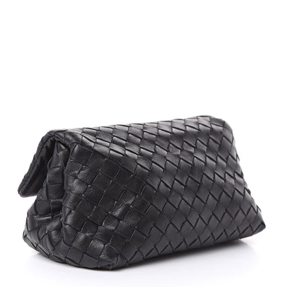 Bottega Veneta Nappa Intrecciato Cosmetic Case Black 3 of 10