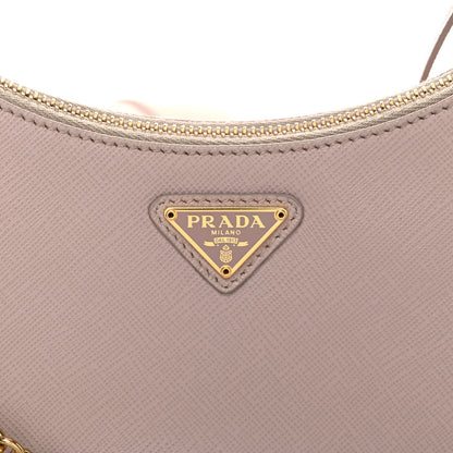 Prada Saffiano Re-Edition 2005 Shoulder Bag Cammeo Beige 10 of 11
