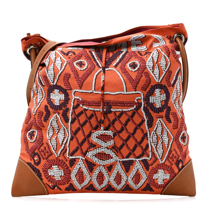 Hermes Silk Barenia Kelly En Perles Silky City 33 Bag Fauve Orange Anthracite Frambroise 1 of 15