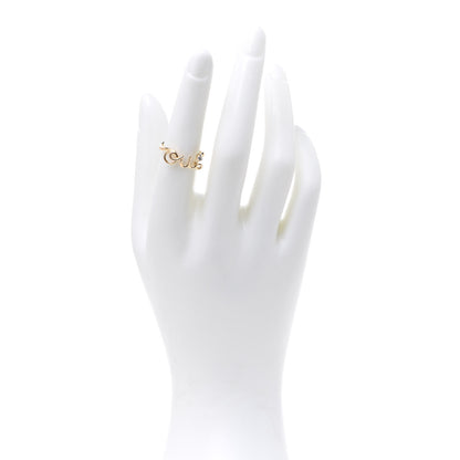 Christian Dior 18K Yellow Gold Diamond Oui Ring 52 6 2 of 5