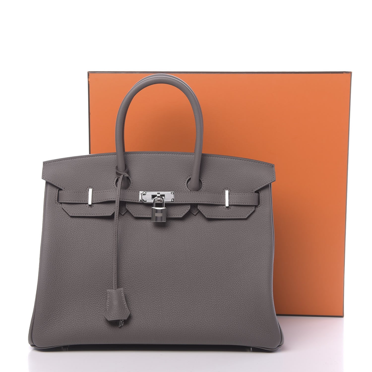 Hermes Togo Birkin 35 Etain 11 of 11