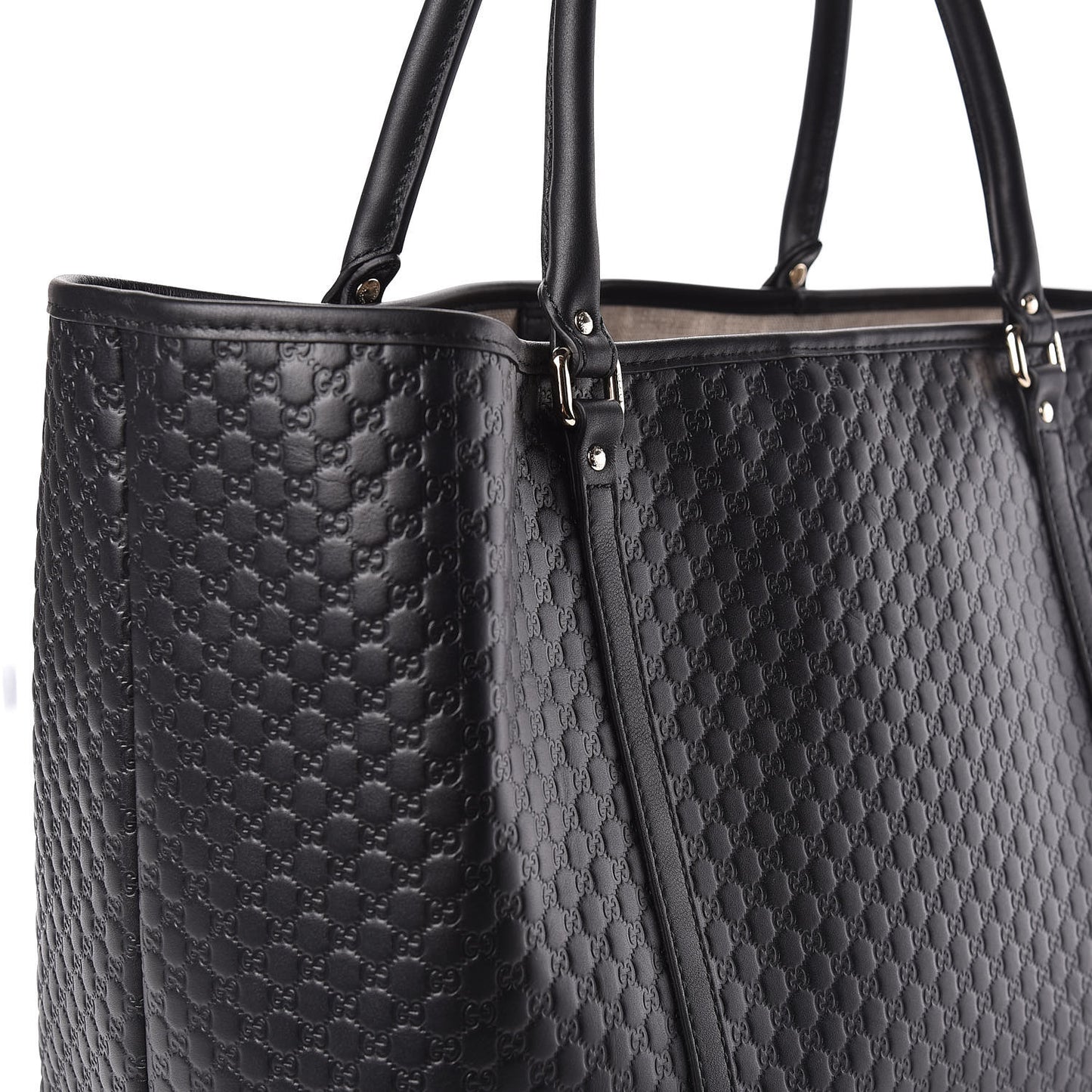 Microguccissima Large Joy Tote Black