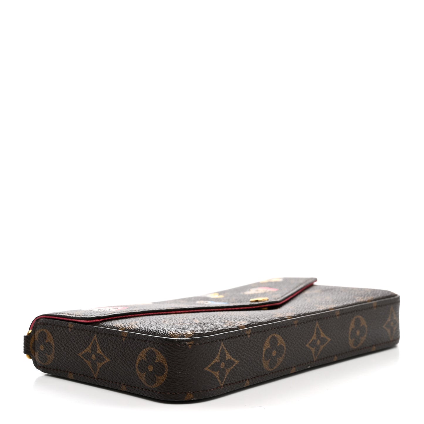 Monogram LV Love Lock Pochette Felicie Chain Wallet