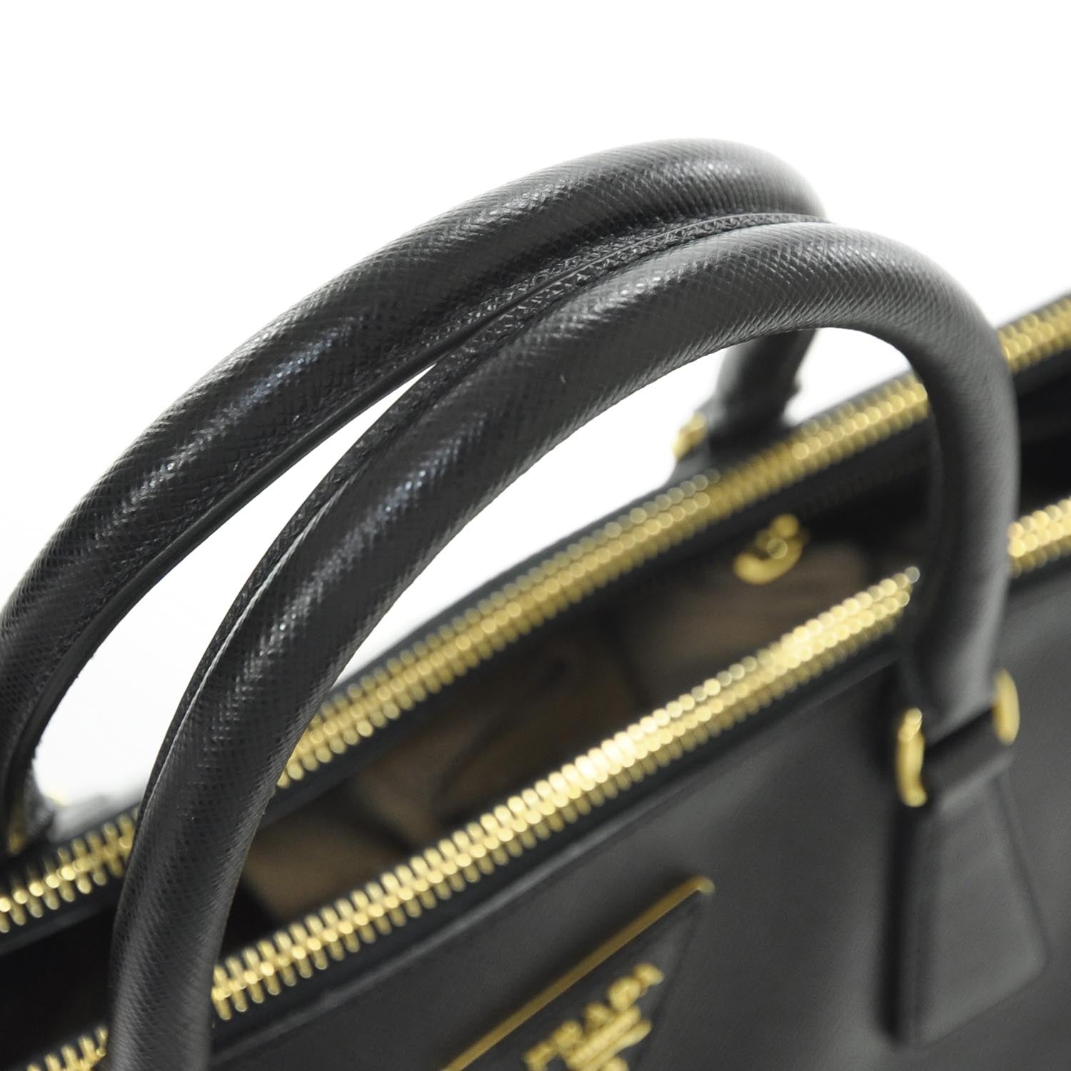 Prada Saffiano Lux Tote Nero Black 6 of 10