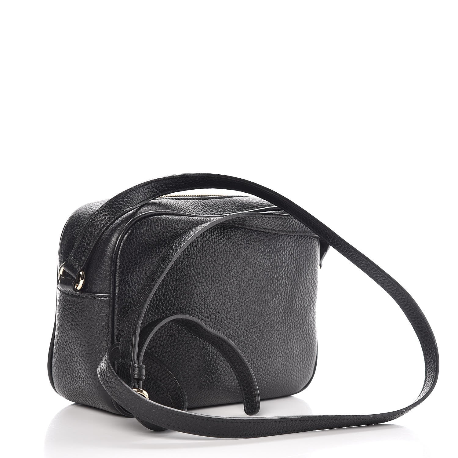 Gucci Pebbled Calfskin Small Soho Disco Bag Black 3 of 9