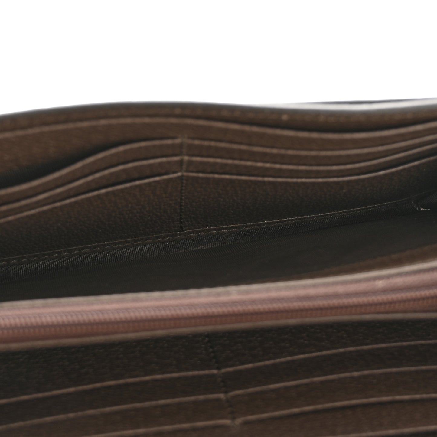 GG Supreme Monogram Web Ophidia Continental Wallet Brown