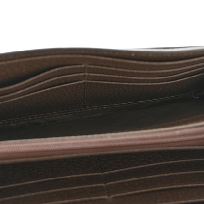 Gucci GG Supreme Monogram Web Ophidia Continental Wallet Brown 5 of 11