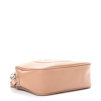 Gucci Pebbled Calfskin Small Soho Disco Bag Camelia 3 of 11
