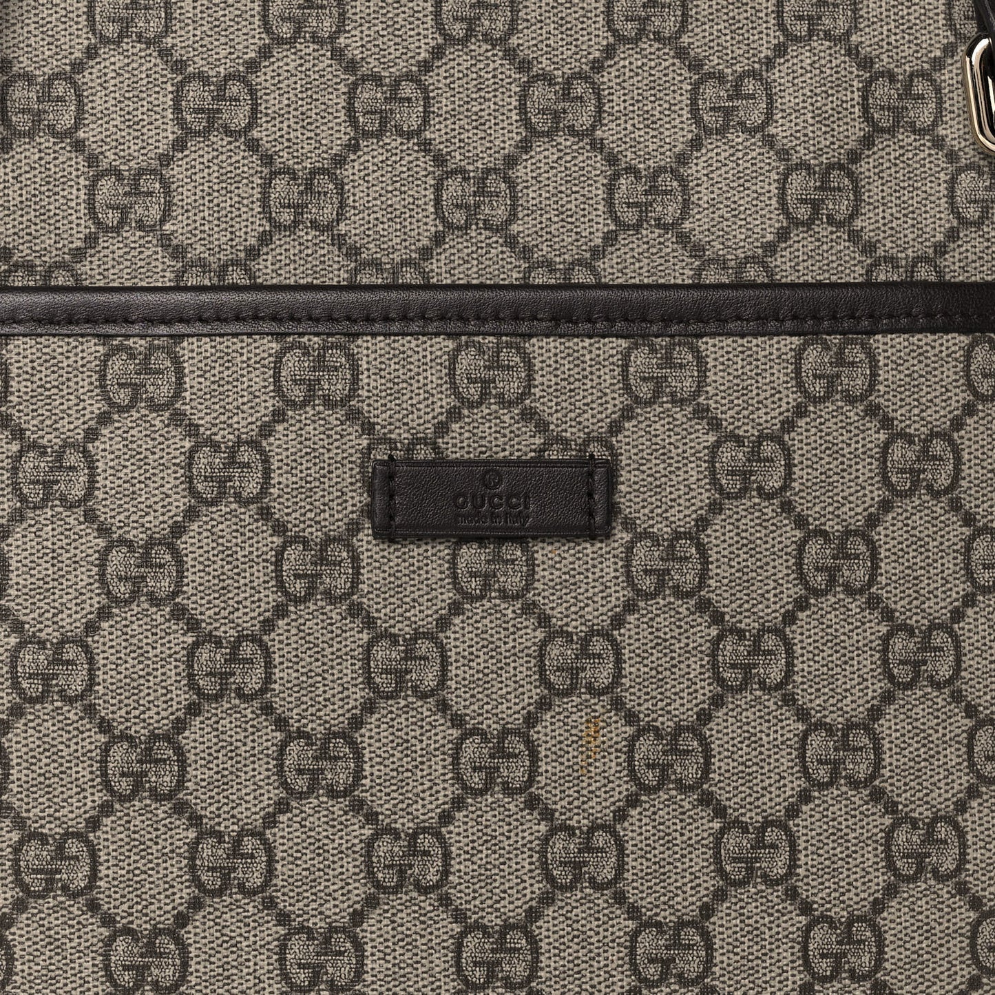 GG Supreme Monogram Medium Joy Tote Dark Brown