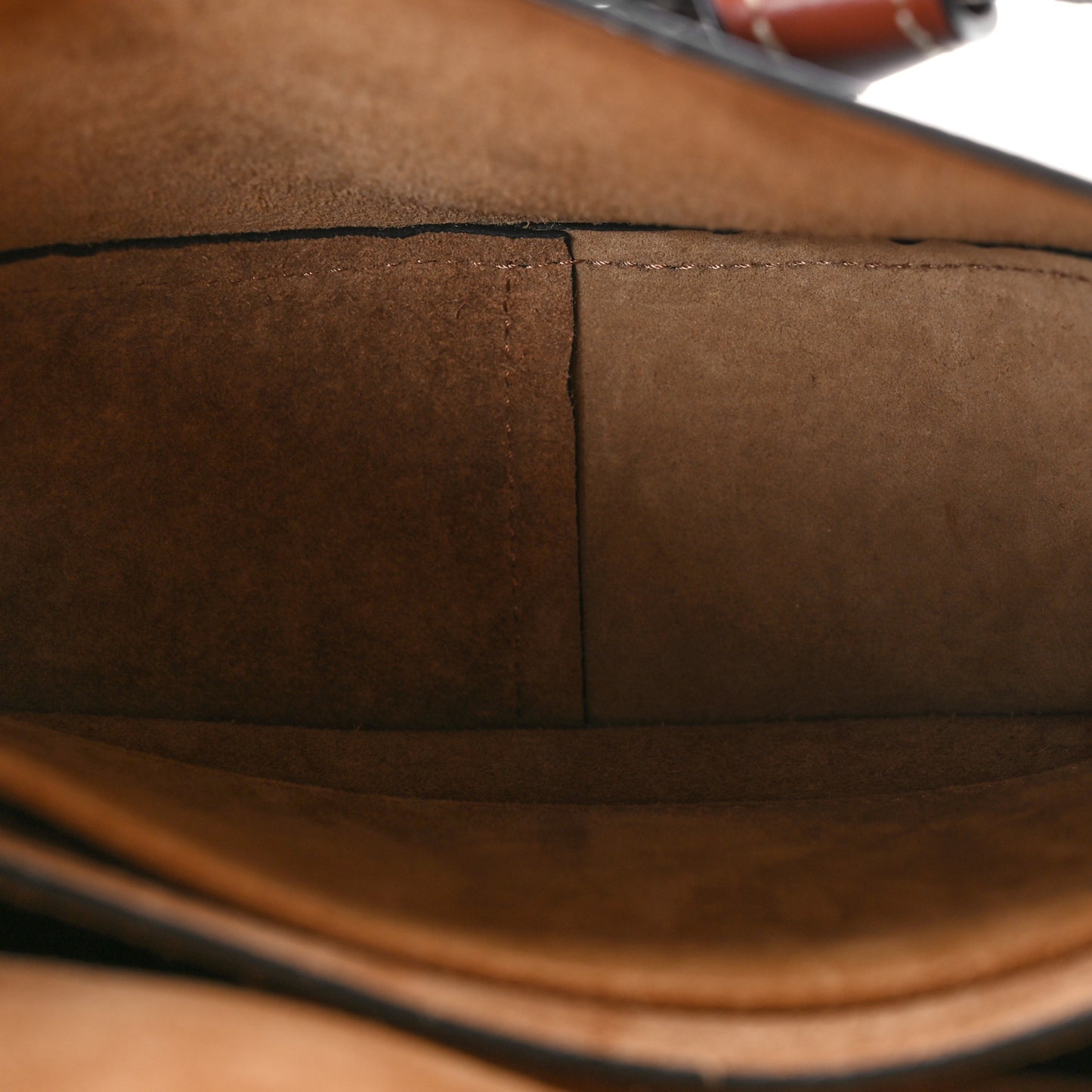 Grained Calfskin Small Gate Crossbody Bag Pecan Black