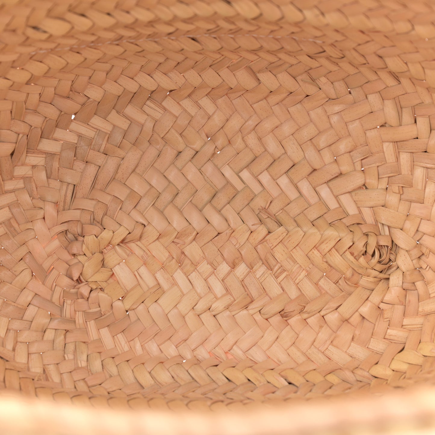 Raffia Medium Basket Tote Bag Natural Tan