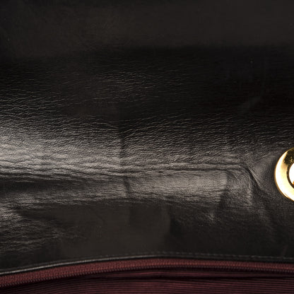 Chanel Lambskin Quilted XL Jumbo Single Flap Black 9 of 12