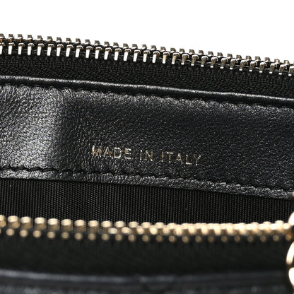 Chanel Iridescent Lambskin Quilted Pearl Clutch With Chain Black 8 of 12