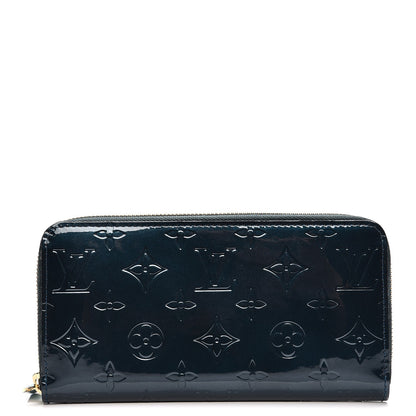 Louis Vuitton Vernis Zippy Wallet Blue Nuit 1 of 7