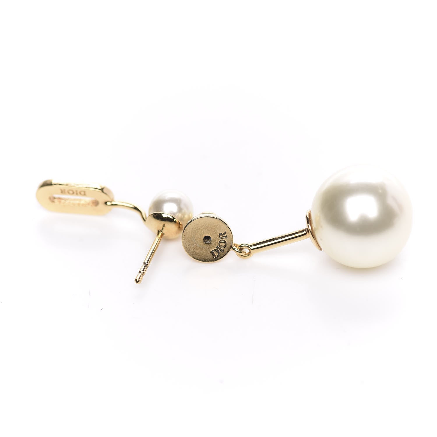 Christian Dior Pearl My ABCDior O Tribale Earring Gold 4 of 4
