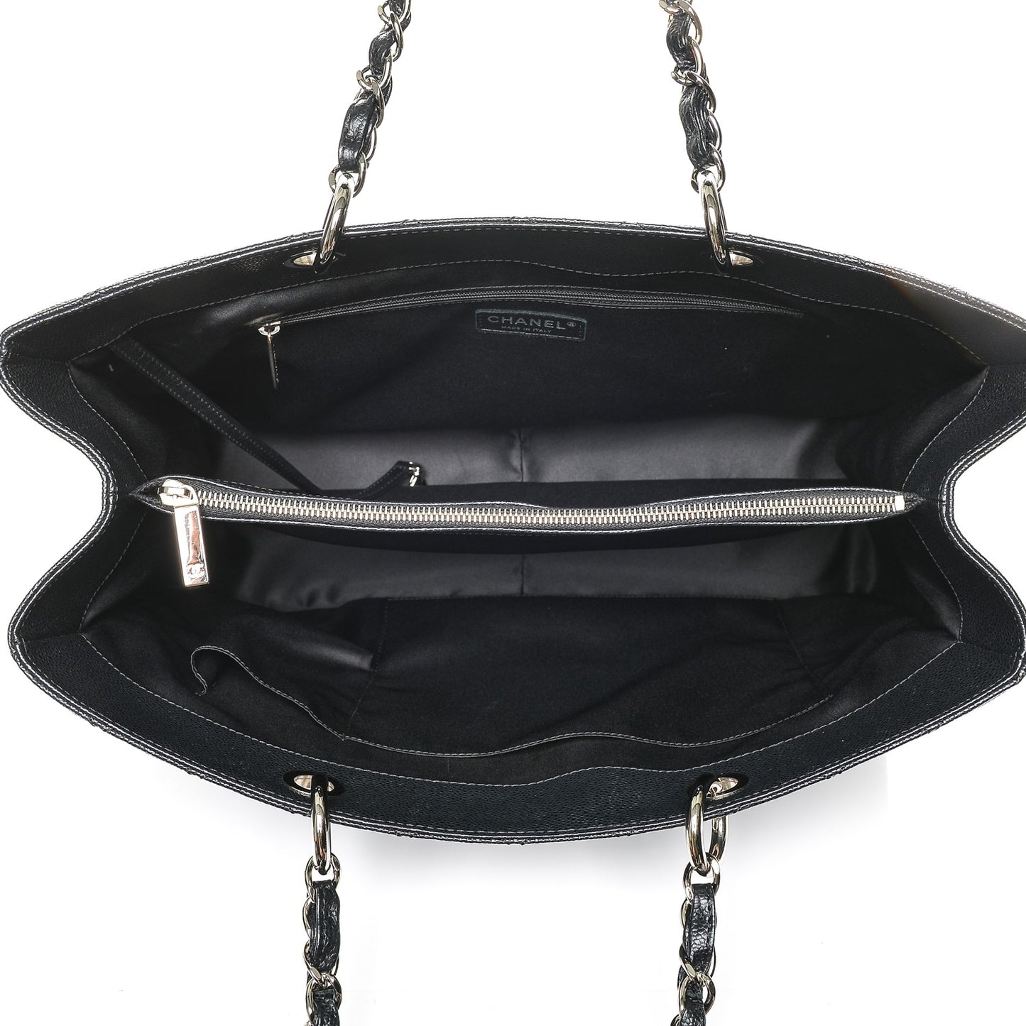Caviar Quilted XL Grand Shopping Tote GST Black