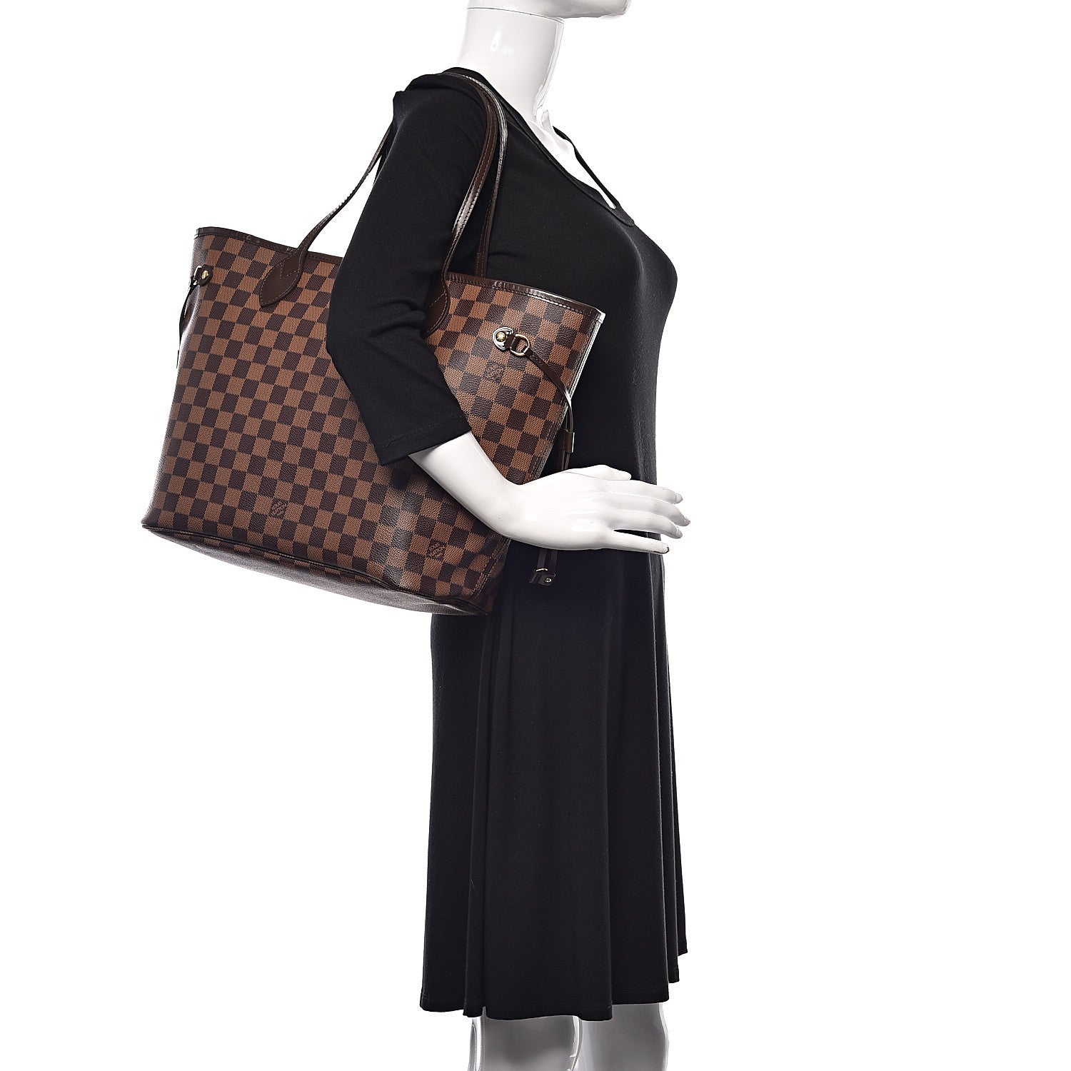 Louis Vuitton Damier Ebene Neo Neverfull MM 2 of 12