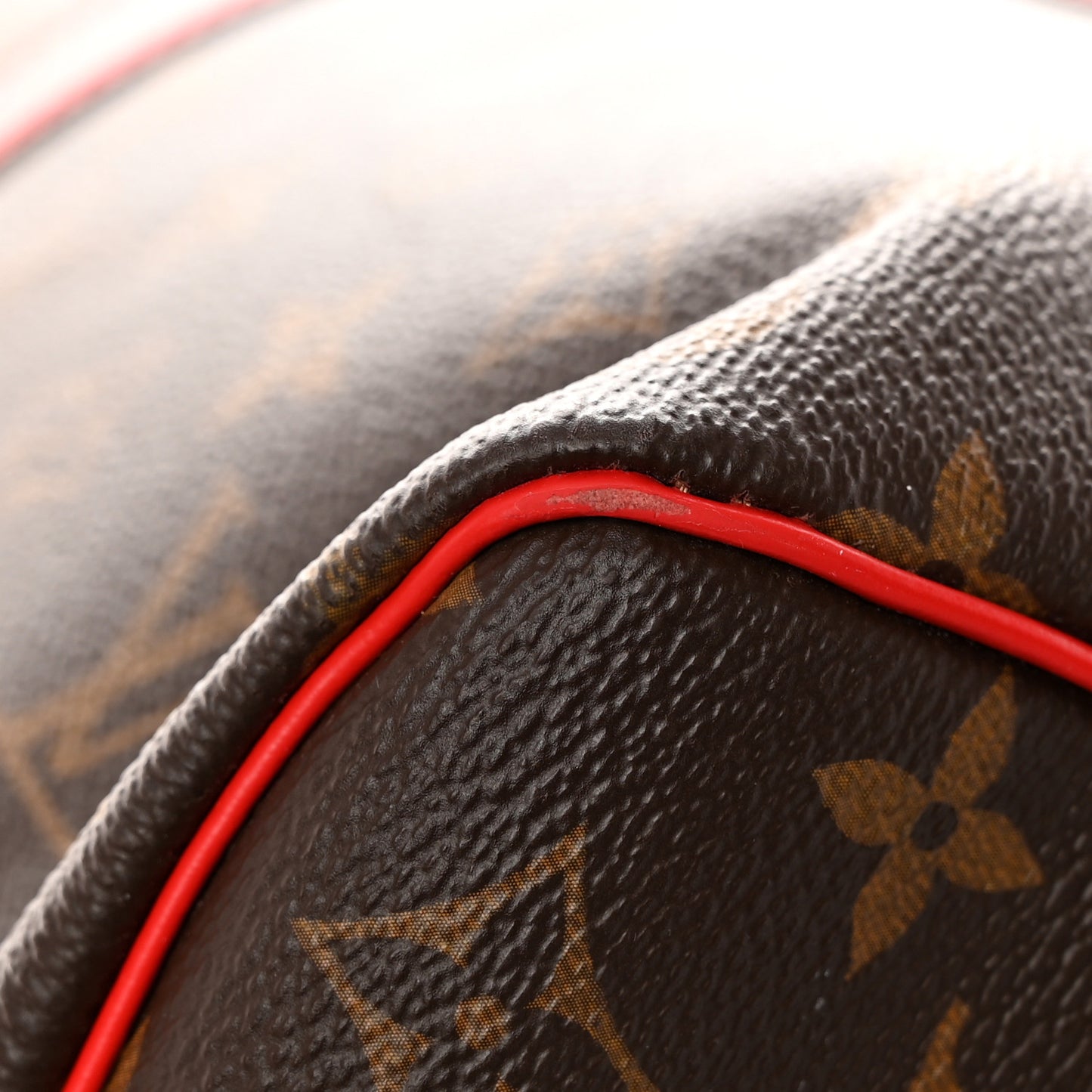 Calfskin Monogram Keepall Bandouliere 50 Coquelicot