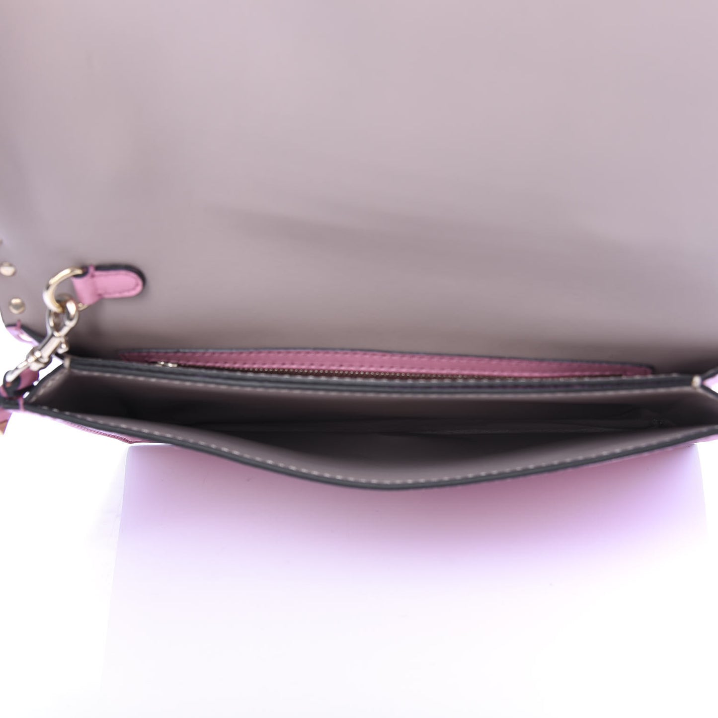 Nappa Rockstud Wristlet Clutch Ninphea