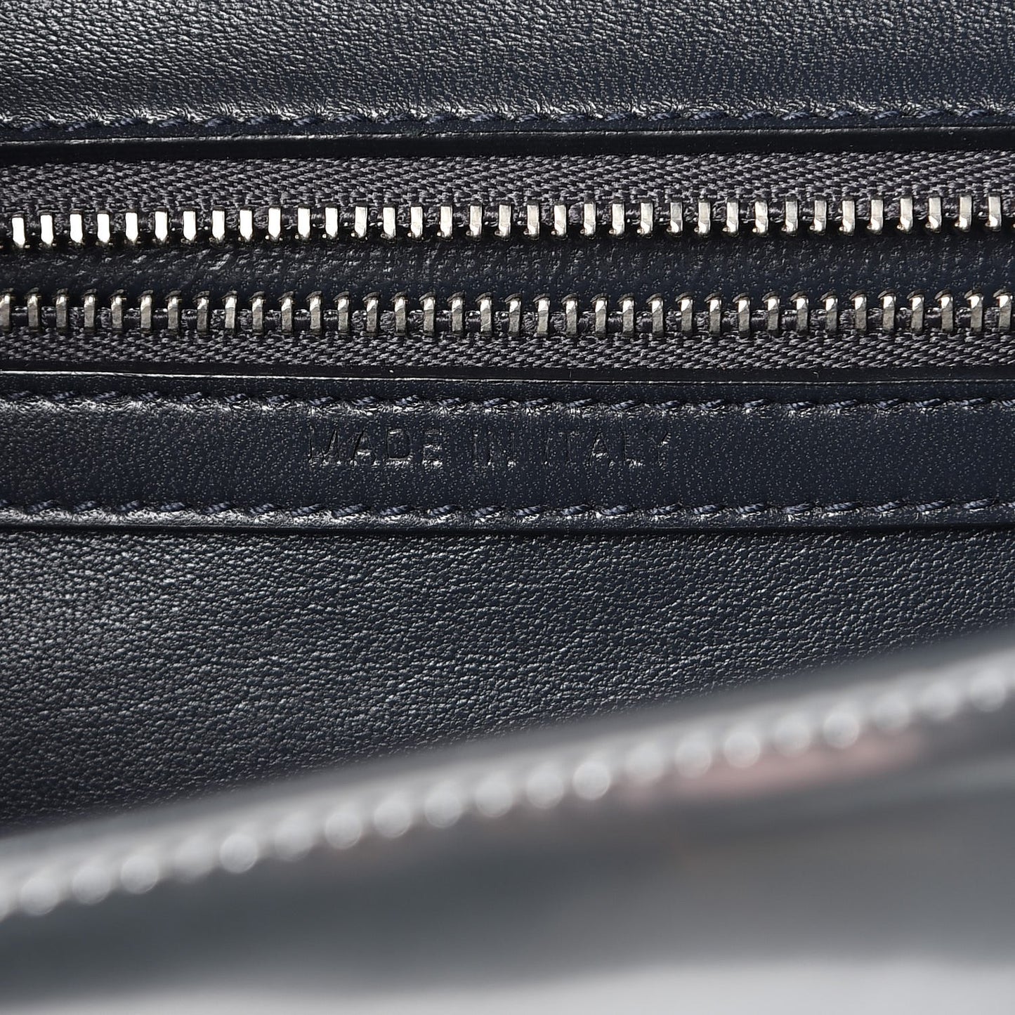 Metallic Patent Micro-Cannage Medium Diorama Flap Bag Silver
