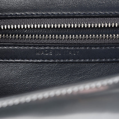 Christian Dior Metallic Patent Micro-Cannage Medium Diorama Flap Bag Silver 7 of 11
