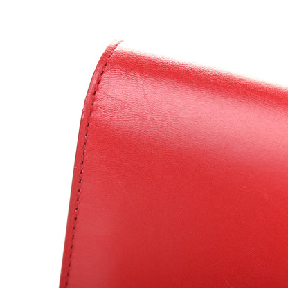 Saint Laurent Calfskin Classic Monogram Cassandre Clutch Rouge Orient 20 of 28