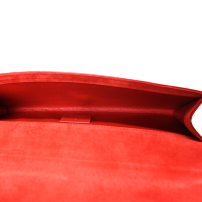 Gucci Patent Microguccissima Small Broadway Clutch Red 5 of 7