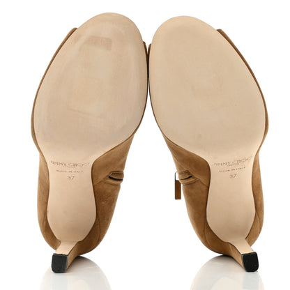 Jimmy Choo Suede Lorna 100 Pumps 37 Hazel 5 of 8