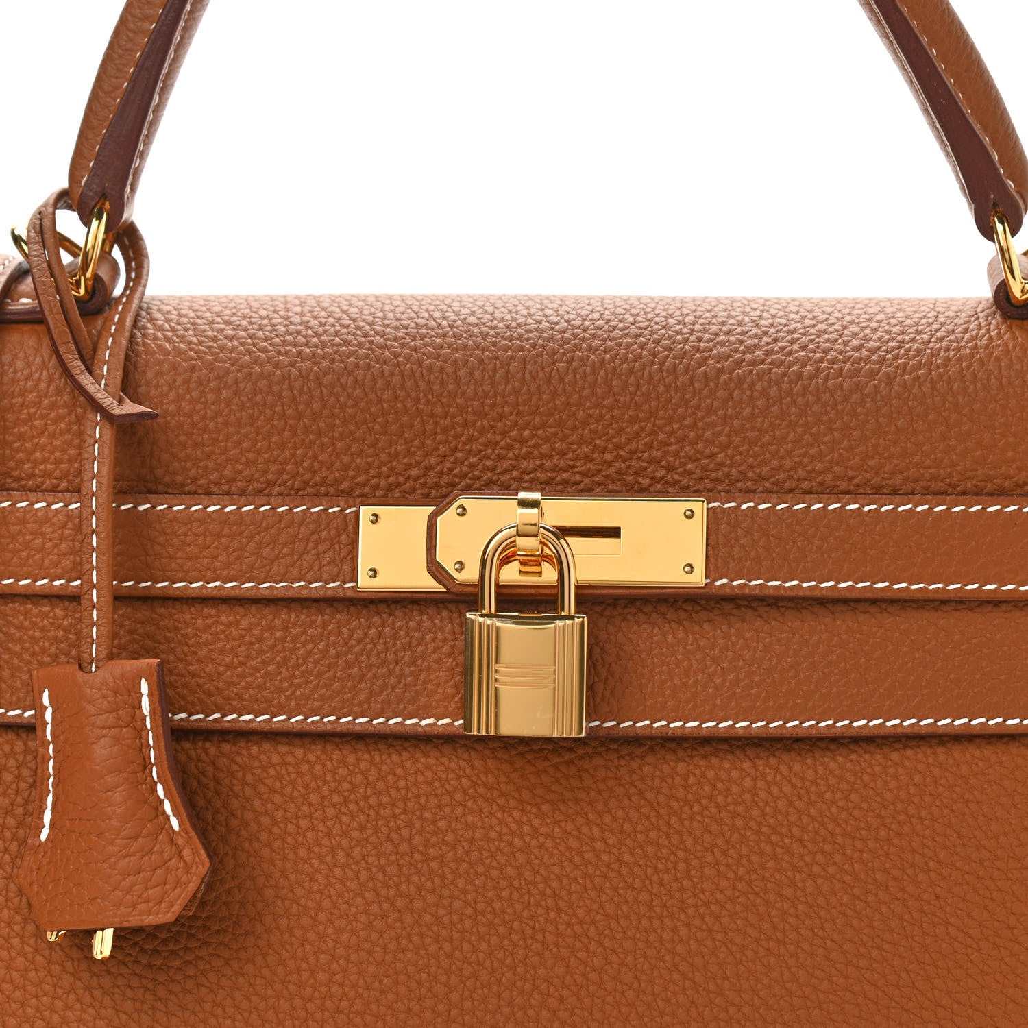 Hermes Togo Kelly Retourne 32 Gold 7 of 10