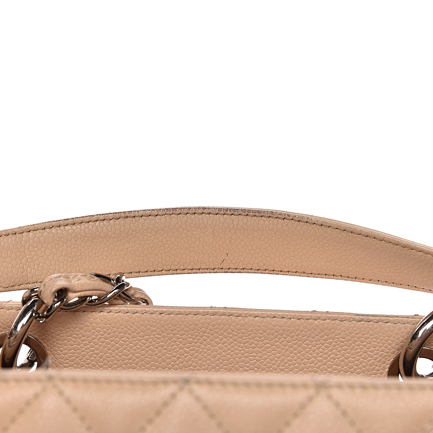 Chanel Caviar Quilted Grand Shopping Tote GST Beige Clair 13 of 24
