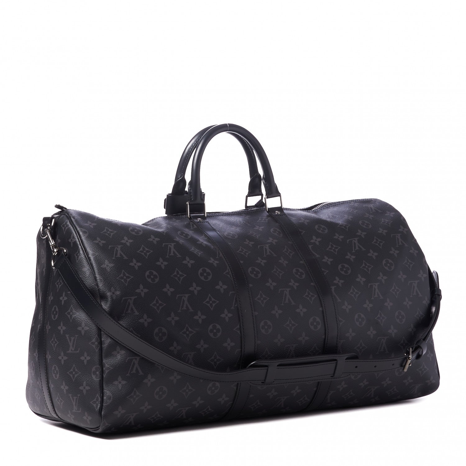 Louis Vuitton Monogram Eclipse Keepall Bandouliere 55 2 of 10