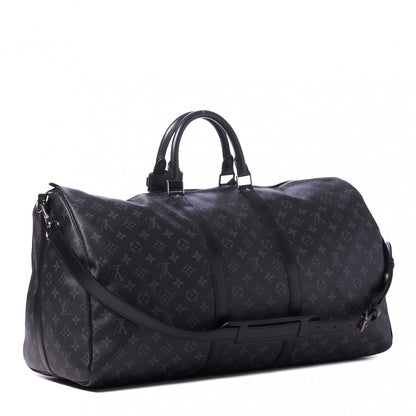 Louis Vuitton Monogram Eclipse Keepall Bandouliere 55 2 of 10
